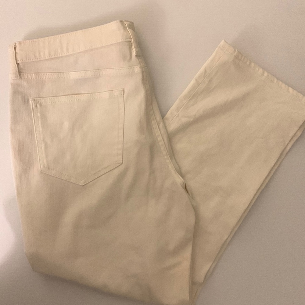 Lands End White Jeans - Size 12